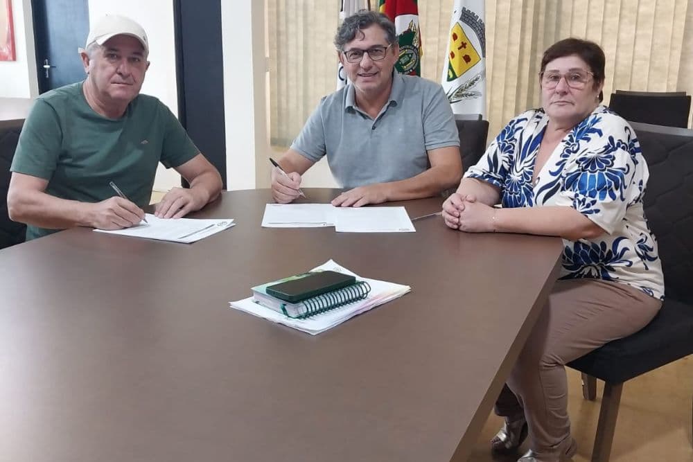 Assinada ordem para início da reforma na Secretaria de Desenvolvimento Social e Habitação de São Martinho