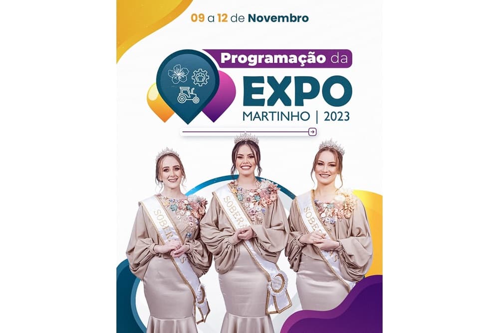 Confira a programação da 8ª edição da EXPOMARTINHO