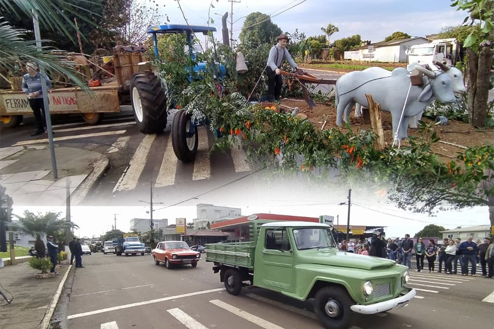 Festa do Colono e Motorista em São Martinho foi comemorado no domingo dia 28