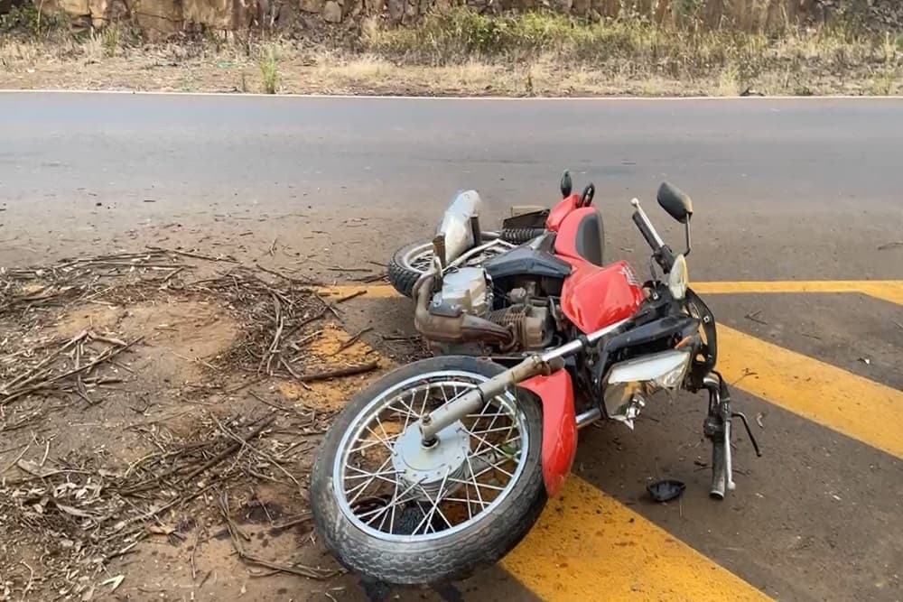 Motociclista morre após acidente em Palmitinho