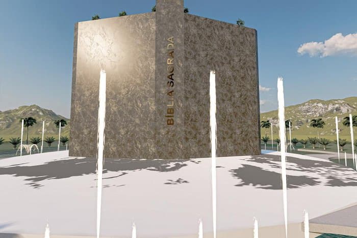 Igreja evangélica construirá monumento à bíblia de 40 metros de altura em Estrela