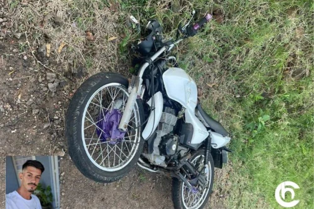 Motociclista morre em acidente entre Palmitinho e Pinheirinho do Vale