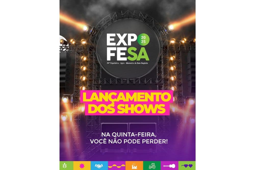 Grade de Shows da EXPOFESA 2025 será divulgada nesta quinta-feira