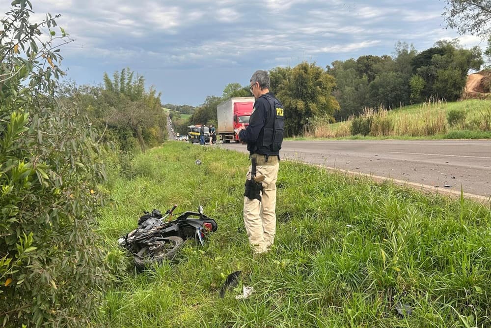 Acidente deixa motociclista morto em Coronel Barros
