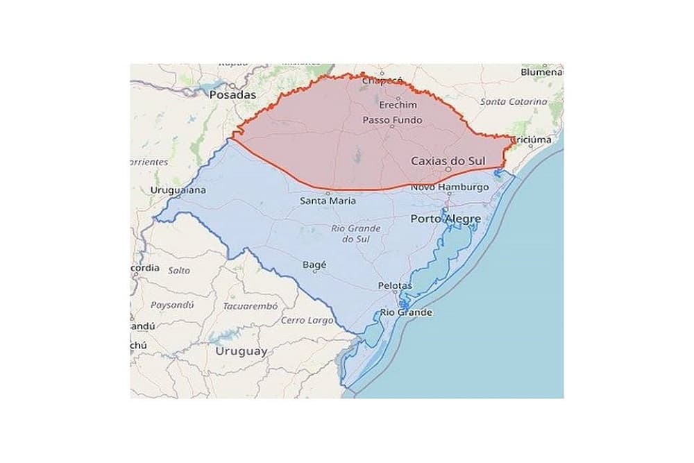 Defesa Civil emite alerta de temporal