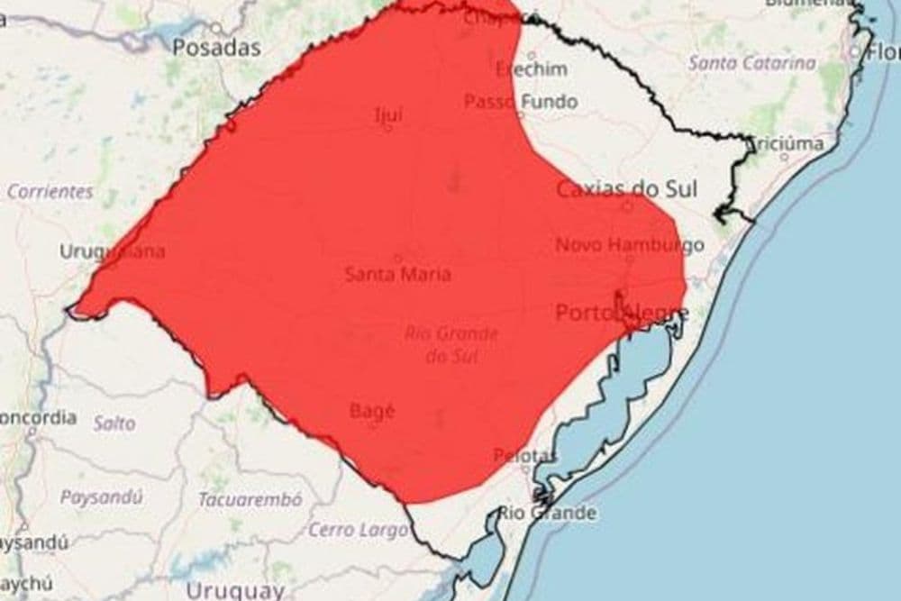 Inmet amplia alerta de calor intenso para diversas partes do Rio Grande do Sul