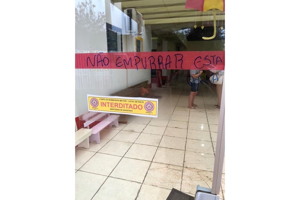 Escola de Educação Infantil é interditada em Campo Novo