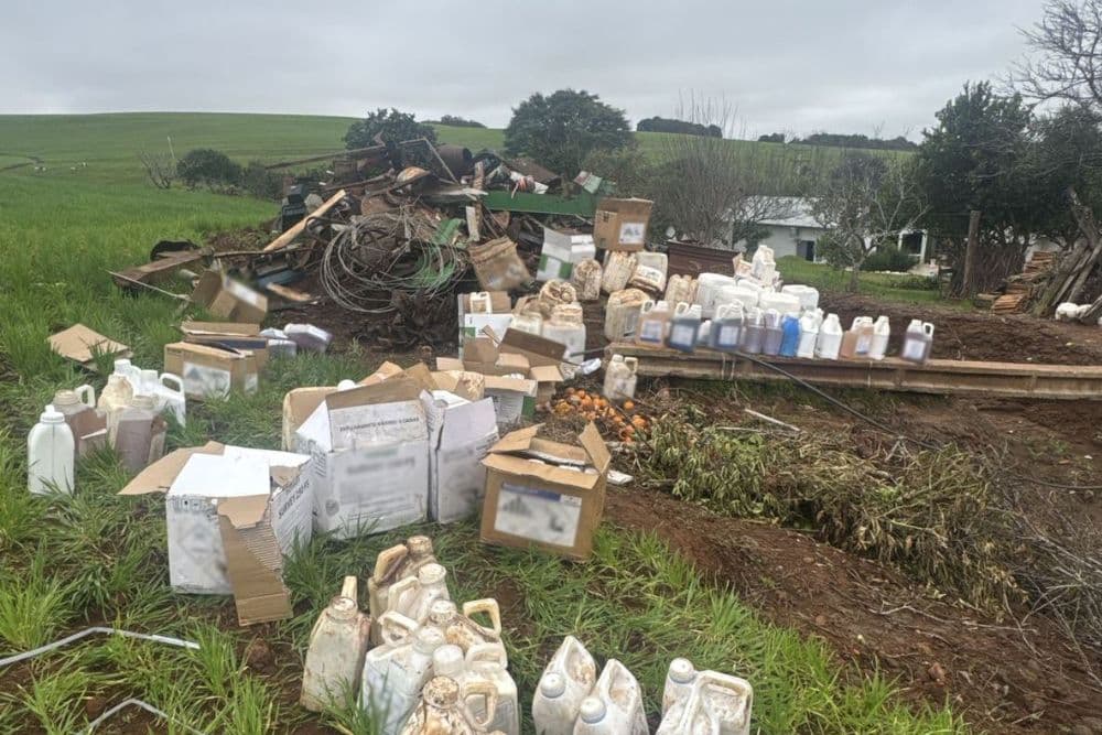 Fiscais agropecuários e policiais apreendem agrotóxicos avaliados em R$ 100 mil em Augusto Pestana
