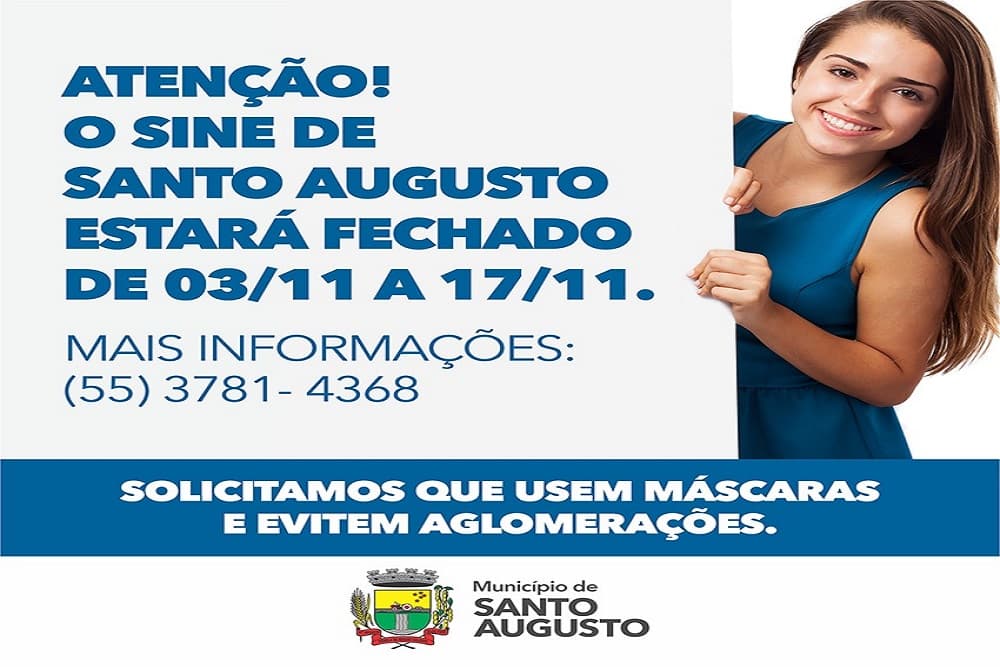SINE estará temporariamente fechado a partir da próxima semana