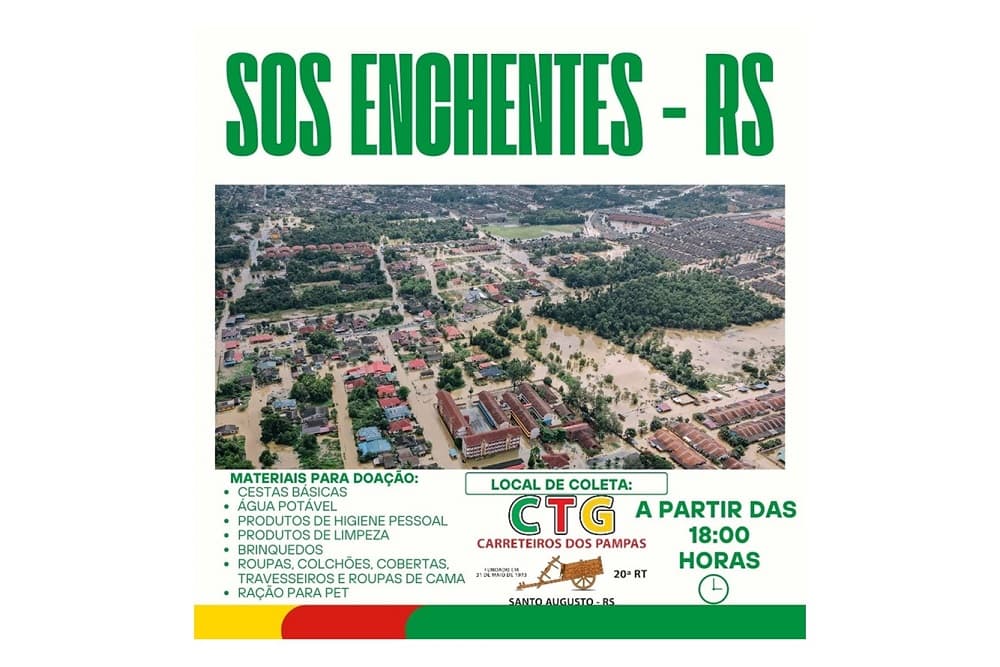 CTGs abrem as portas para ações beneficentes em Santo Augusto