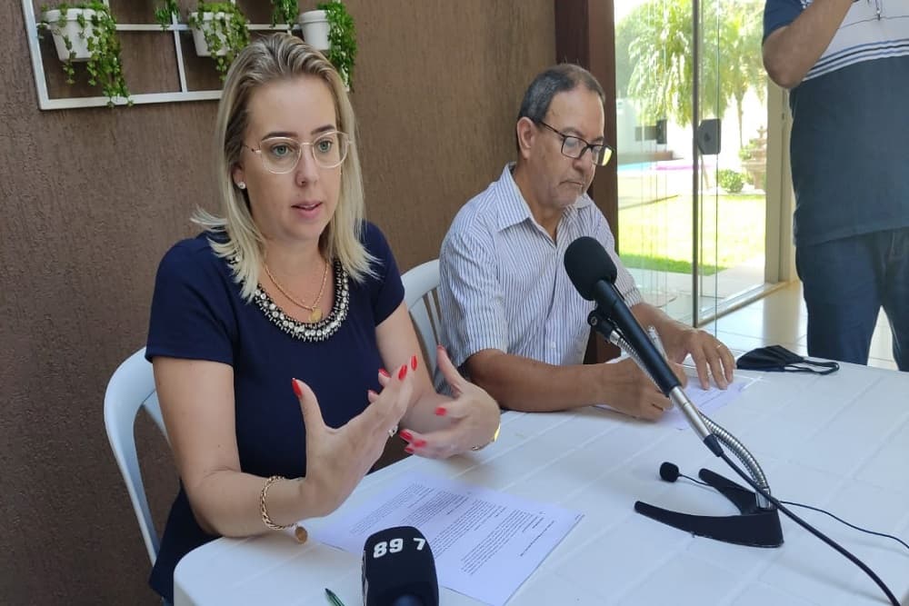 Lilian e Vanderlei apresentam nomes da nova gestão