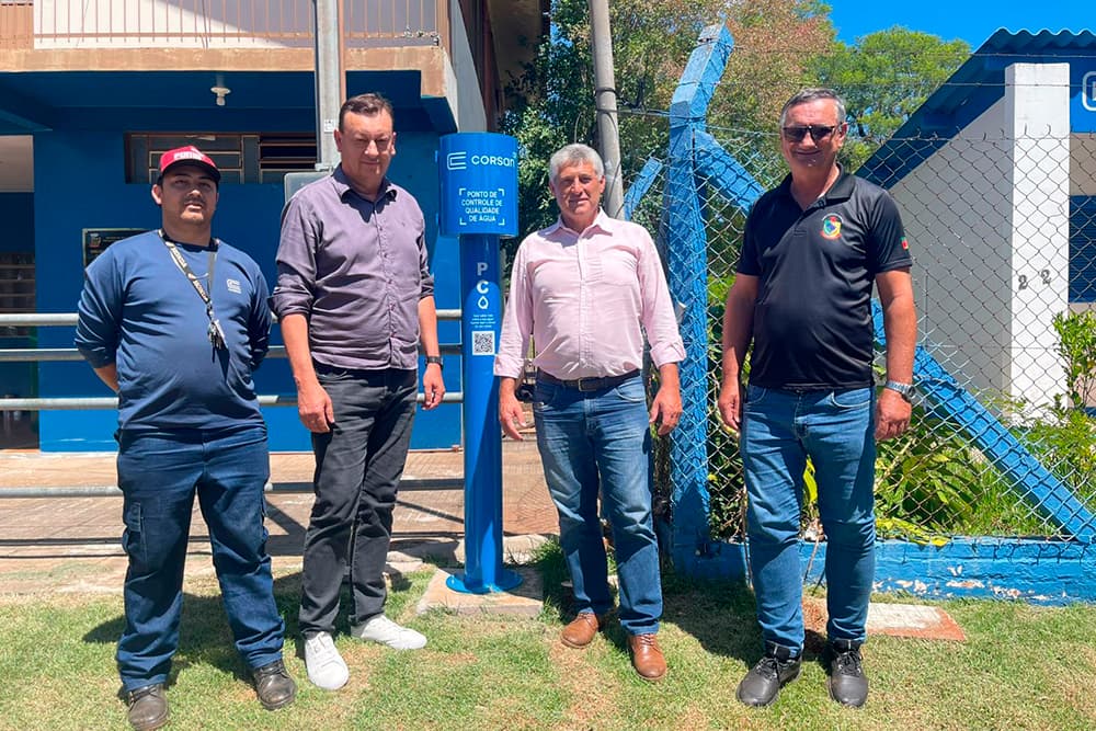 Corsan inaugura ponto de controle da qualidade da água em Sede Nova