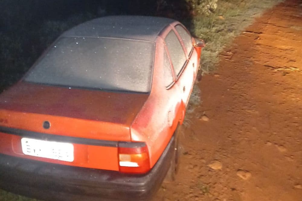 Geada em Santo Augusto nesta manhã gelada com mínima de 4,1°C