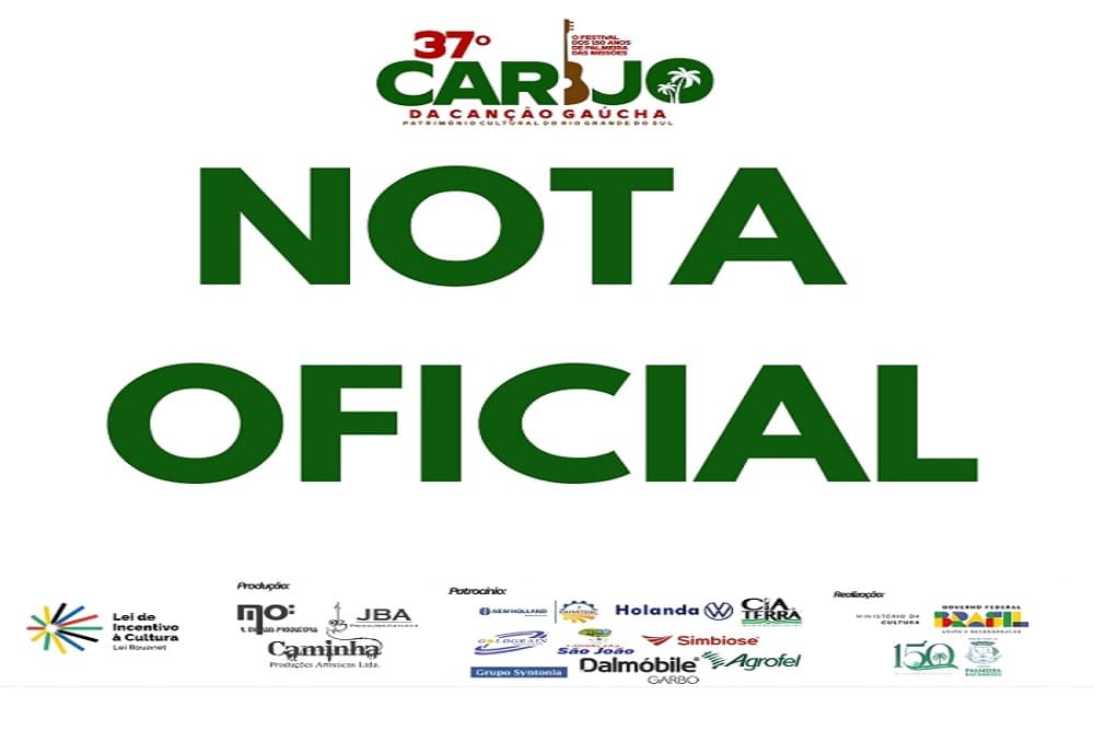 37º Carijo da Canção Gaúcha é adiado em razão das chuvas no RS