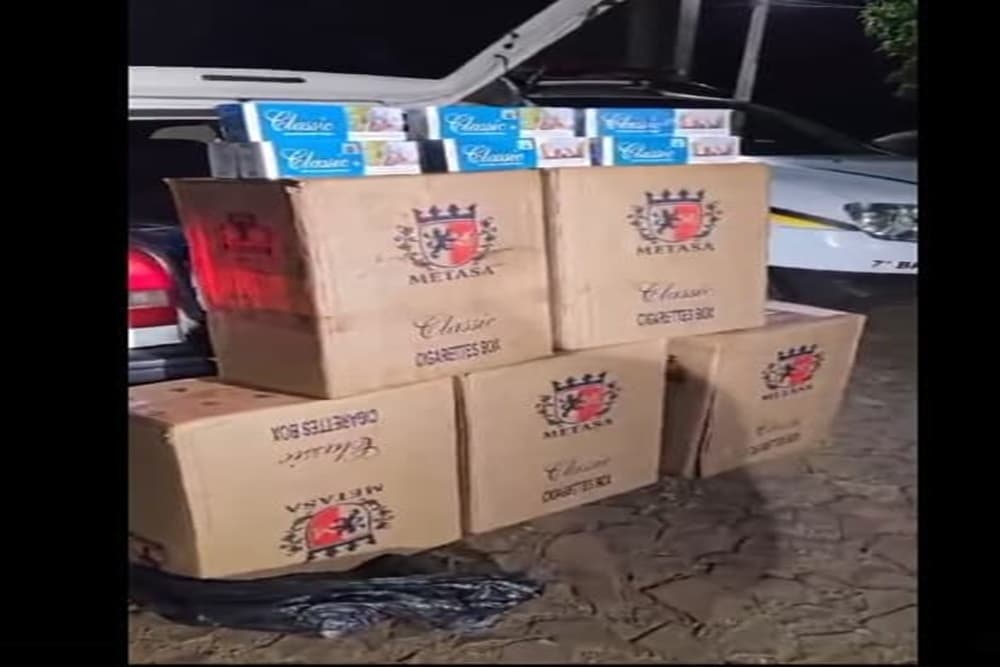 Dois homens são presos por contrabando de cigarro em Campo Novo