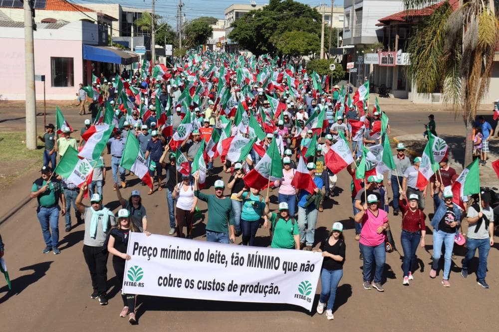 Agricultura familiar grita por seus direitos em Porto Xavier