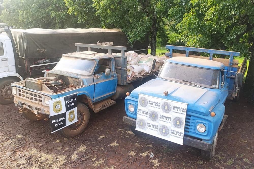 Dois brasileiros e dez argentinos são presos por contrabando em Tiradentes do Sul