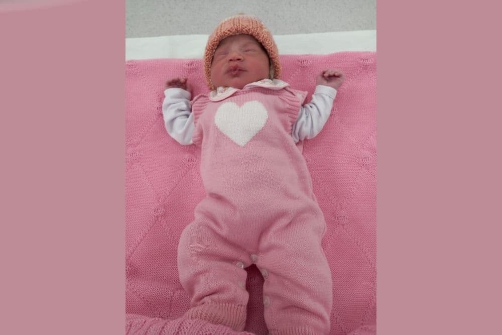 Isis é a primeira bebê a nascer em Santo Augusto em 2026