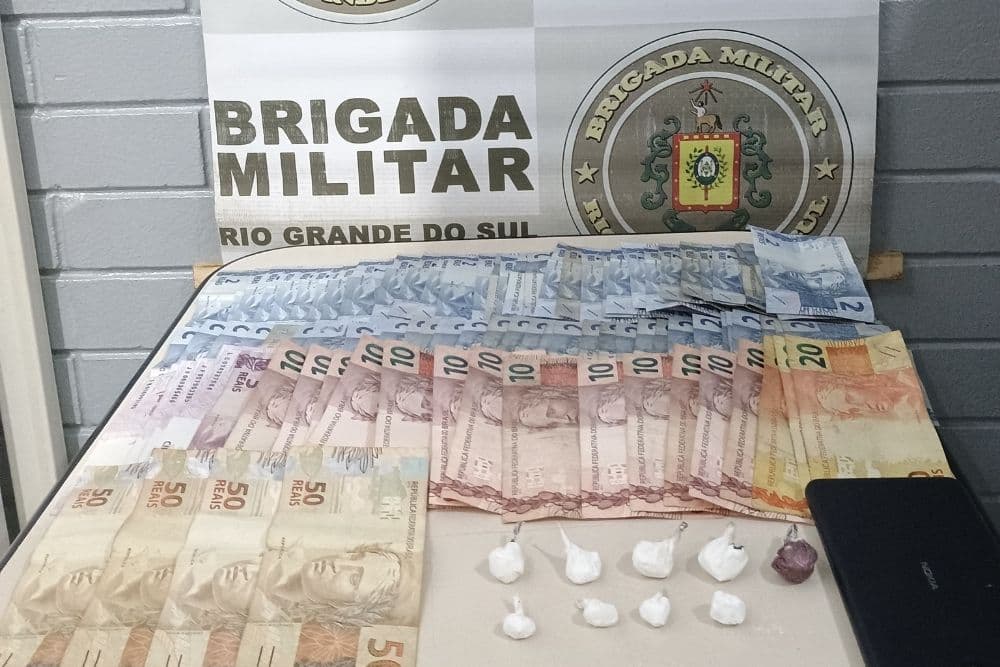 Brigada Militar realiza prisão por tráfico de drogas em Santo Augusto