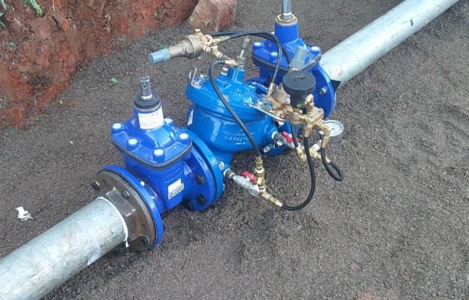 Corsan instala válvula redutora de pressão no bairro Santa Fé