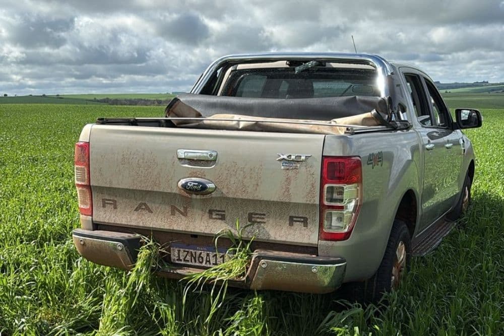 Camionete roubada em assalto em Nova Ramada é localizada em Cruz Alta