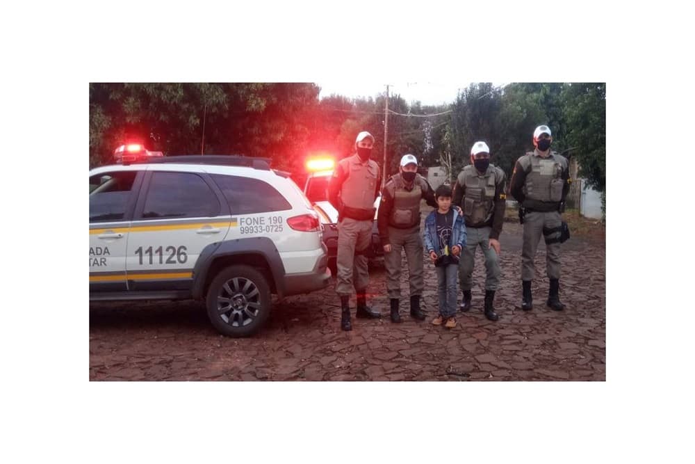 Policiais militares realizam sonho de criança em Santo Augusto