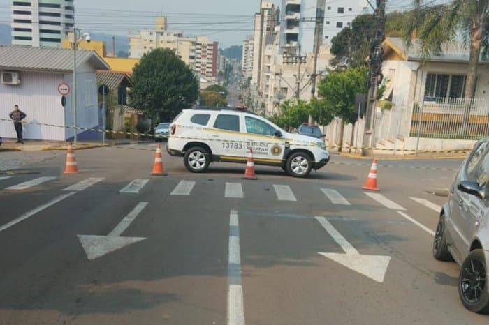 Idosa morre após ser atropelada no centro de Marau