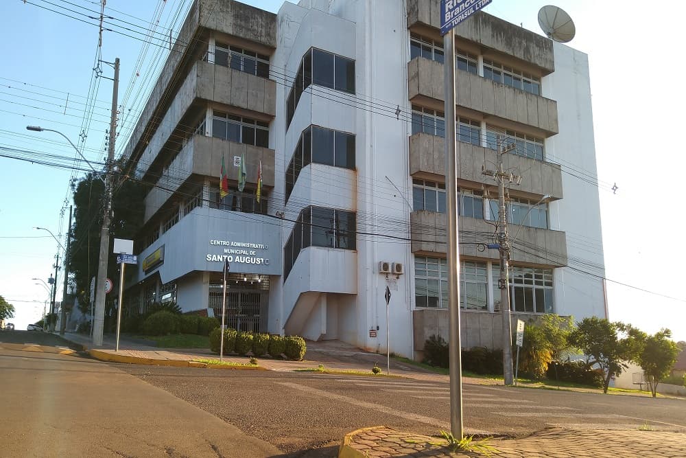 Prefeitura de Santo Augusto fará ponto facultativo na sexta-feira, 08