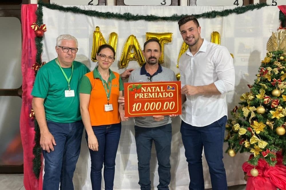 ACISA realiza entrega das premiações da campanha Natal Premiado 2025