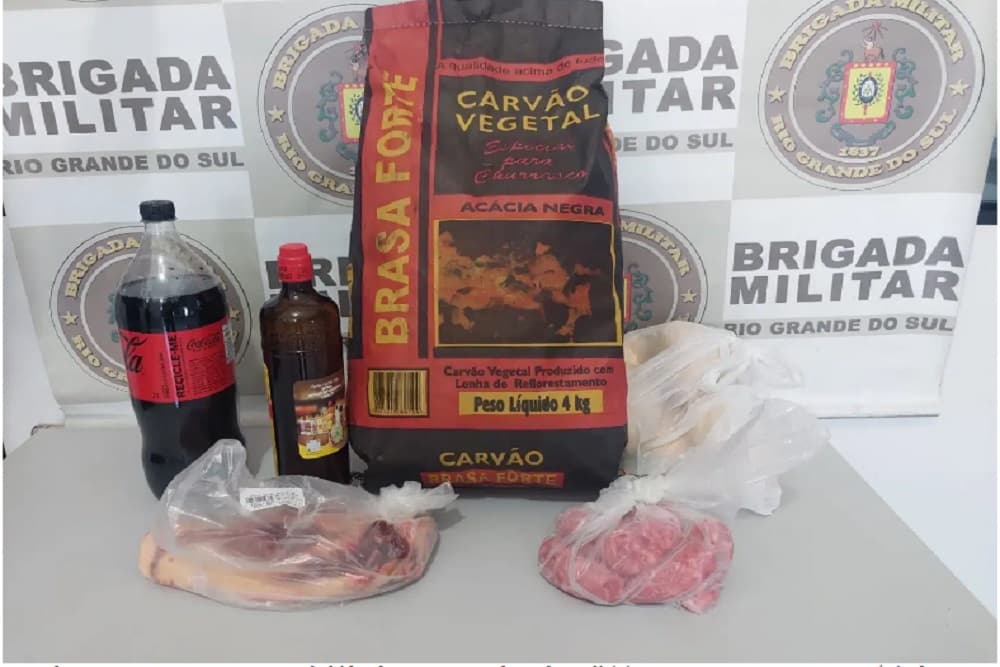 Homem furta itens de churrasco em estabelecimento comercial de Ijuí