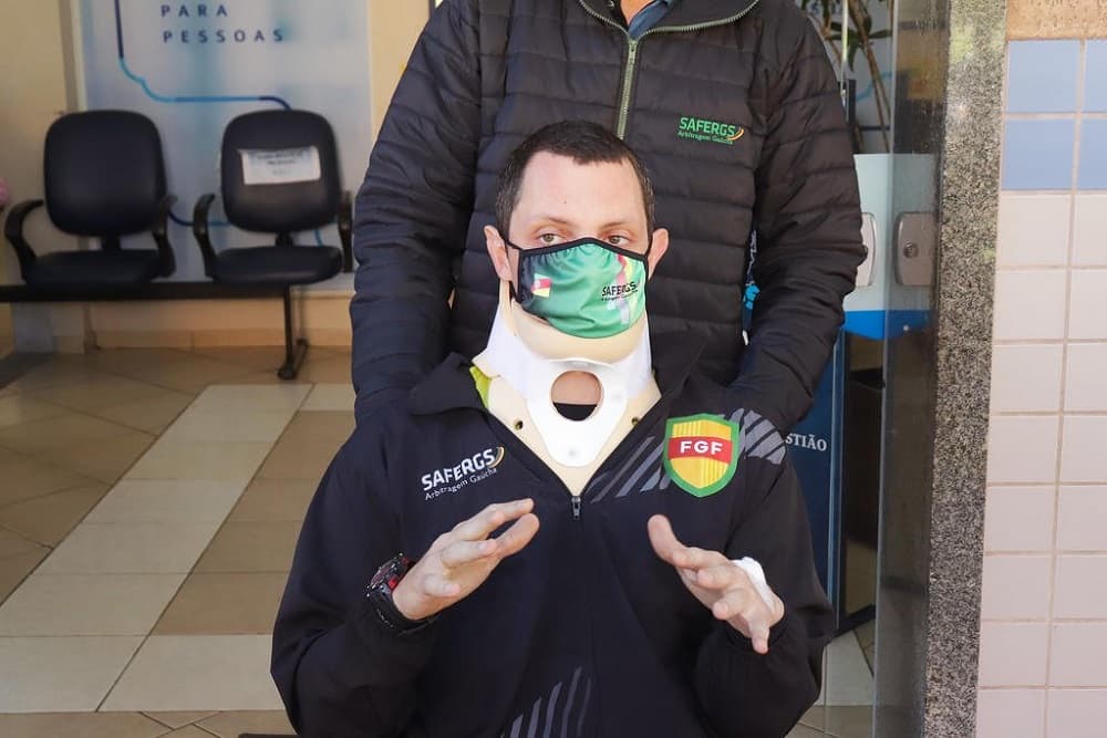 Árbitro agredido recebe alta de hospital em Venâncio Aires