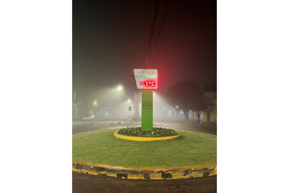 Muito frio em Santo Augusto; INMET registrou mínima de 4ºC