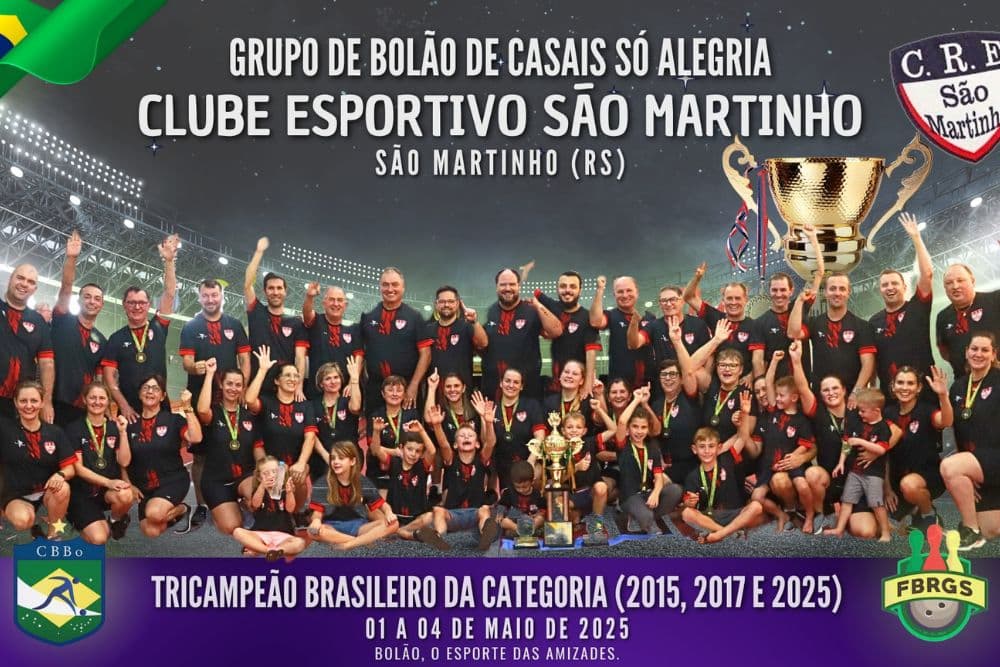 São Martinho conquista tricampeonato brasileiro de bolão na categoria casais