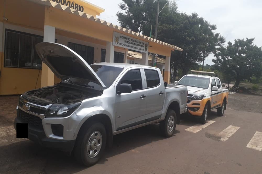 Veículo furtado é recuperado pela polícia rodoviária na ERS 210