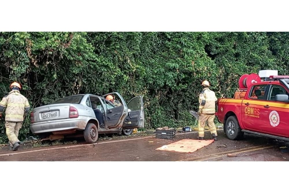 Morre motorista de carro que colidiu em carreta entre Panambi e Condor