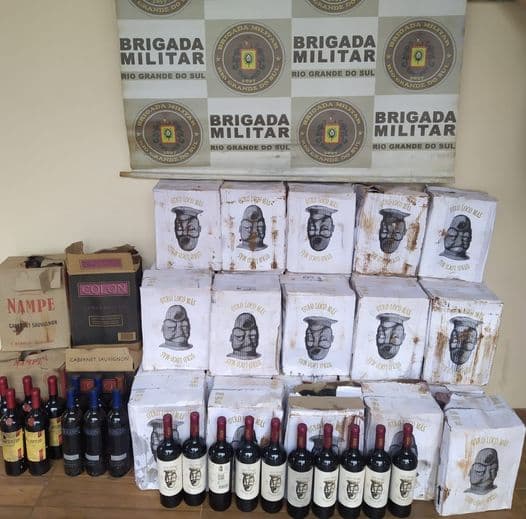 Brigada Militar apreende mercadoria por descaminho em Novo Machado