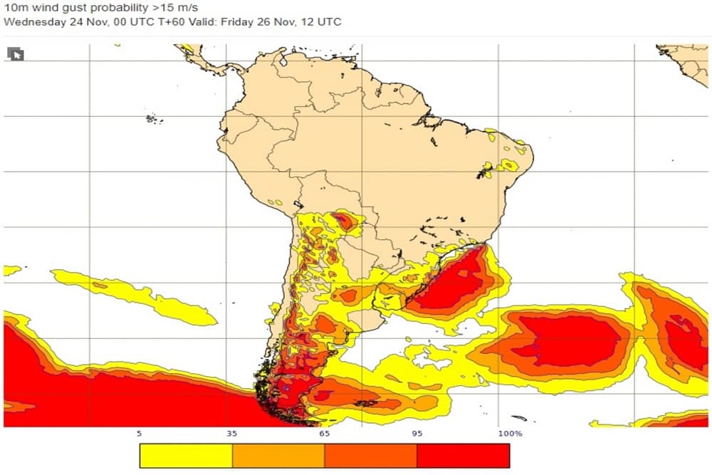 Ciclone extratropical deve provocar chuva e diminuir temperaturas no RS
