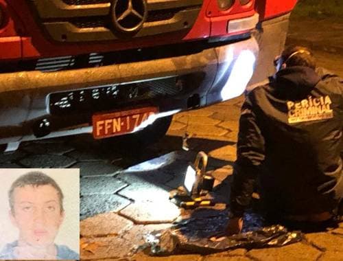 Jovem morre após ser atingido por caminhão e arrastado por sete quilômetros