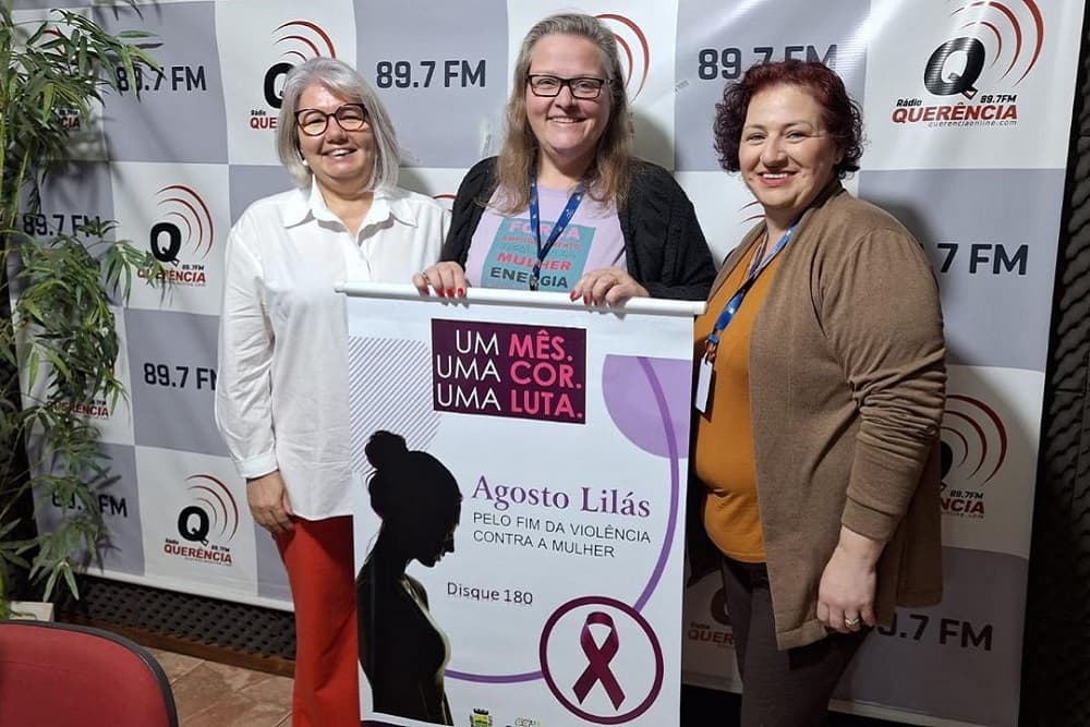 Santo Augusto promove atividades do Agosto Lilás 2025