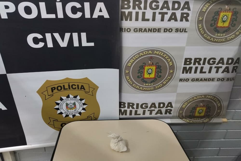 Brigada Militar e Polícia Civil prendem casal por tráfico de drogas em São Martinho