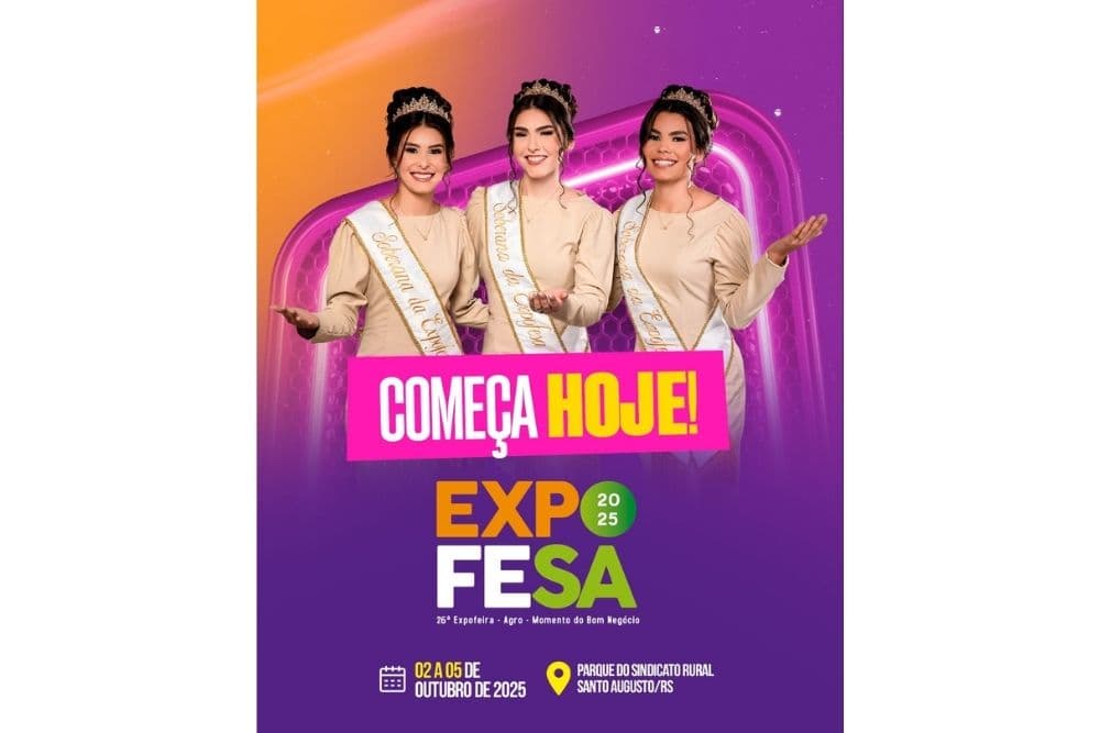 Espofesa 2025 começa hoje com programação variada e entrada gratuita