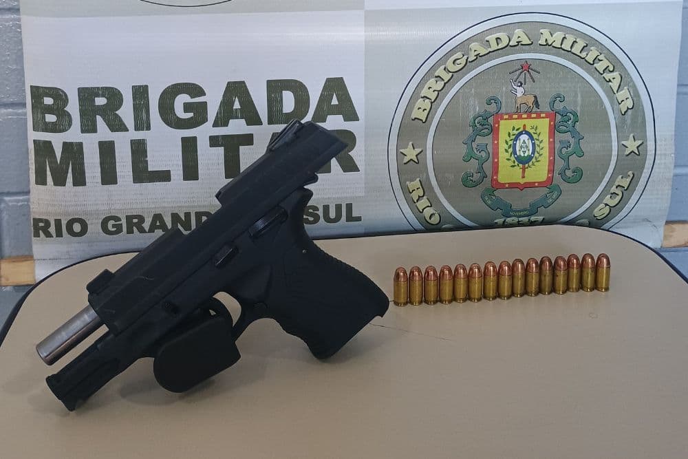 Brigada Militar prende homem por porte irregular de arma de fogo em Santo Augusto