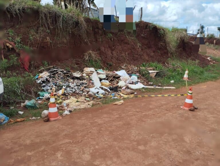 Feto humano é localizado em meio ao lixo em Palmeira das Missões