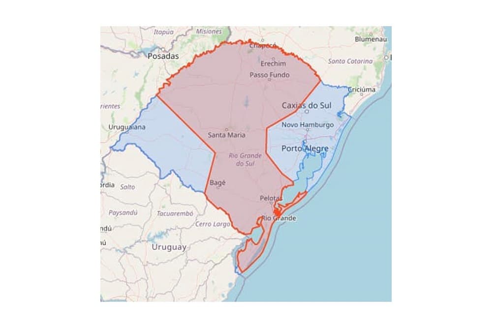 Defesa Civil alerta para chuva com temporais nas próximas horas