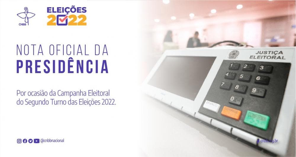 CNBB divulga nota lamentando intensificação da exploração da fé e da religião para angariar votos no segundo turno