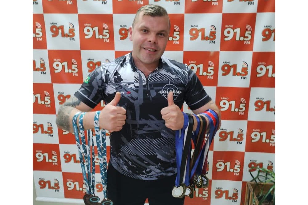 Atleta de São Martinho conquista destaque nacional no tiro esportivo