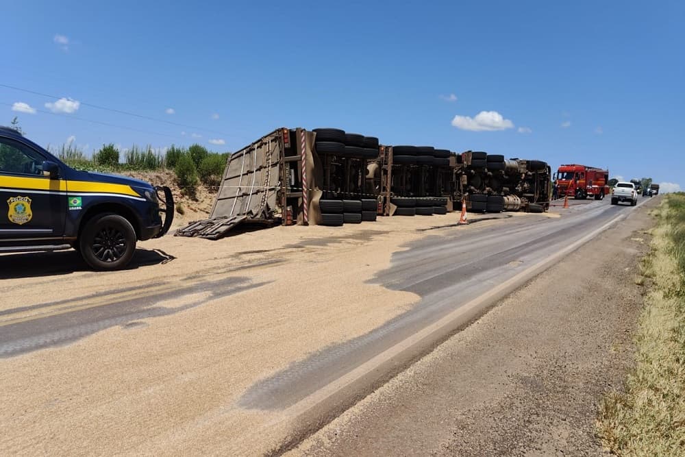 Caminhoneiro morre em acidente na BR 158, em Júlio de Castilhos