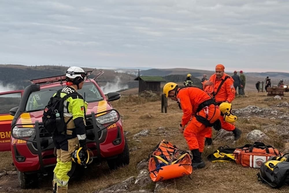 Identificada criança que morreu ao cair no Cânion Fortaleza, no RS