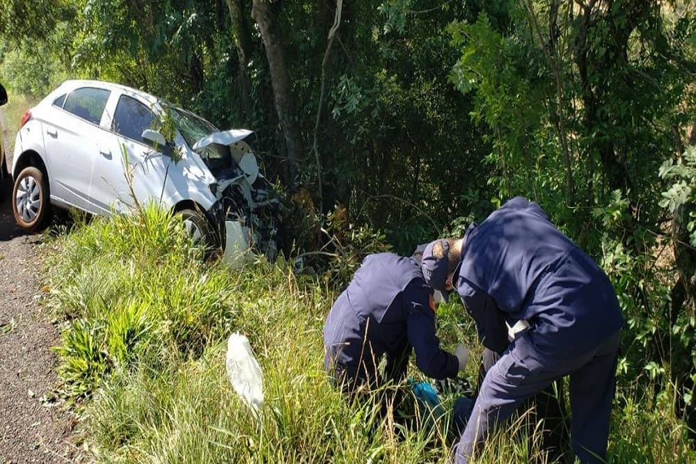 Casal fica ferido em acidente em Panambi