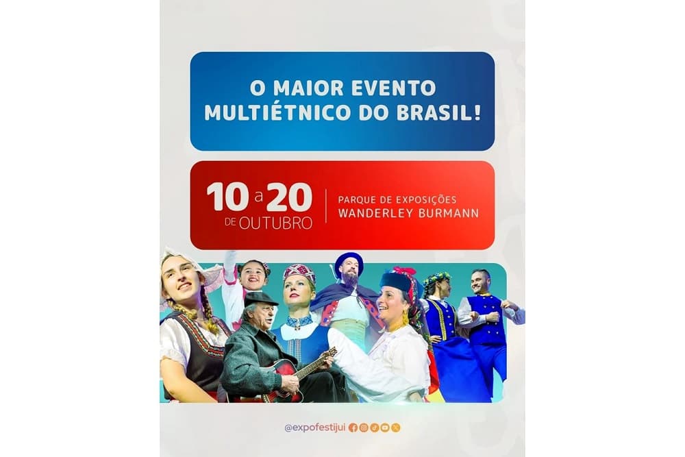 EXPOFEST IJUÍ 2024 será realizada de 10 a 20 de outubro